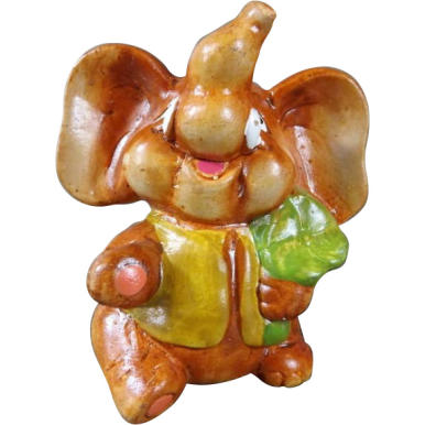 Brązowy Słoń - Figurka Dekoracyjna 15 cm