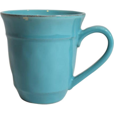 Przecierany Kubek w Kolorze Turkusu - Kolekcja Vintage
