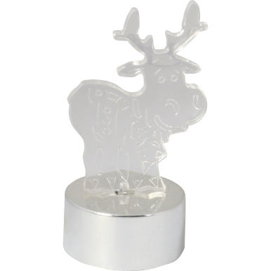 Renifer Akrylowy z Podświetleniem LED - Ozdoba Nocna