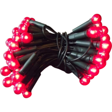 100L Lampki-kulki/czerwone