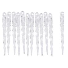 Komplet 20 Lamp Soplowych LED na Przezroczystym Kablu, Białe, 2.8m, Do Użytku Wewnętrznego 230V