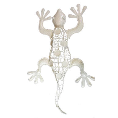 Jaszczurka ozdoba na ścianę  Metaloplastyka 