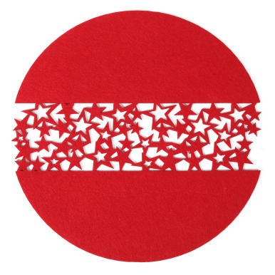 Serweta filcowa okrągła[FILC/SERW1/CZ]