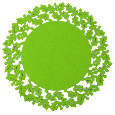 Okrągła Serweta Filcowa 30cm - Kolor Zielony