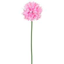 Sztuczny Kwiat - Duży Czosnek w Kolorze Jasno Różowym o Długości 78 cm