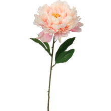 Sztuczna Piwonia w Kolorze Łososiowym o Długości 70 cm