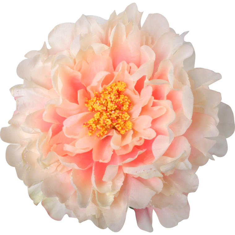 Sztuczna Piwonia w Kolorze Łososiowym o Długości 70 cm