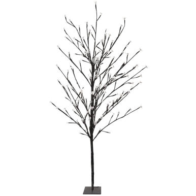 Drzewko Dekoracyjne LED 150cm z Podstawką do Przytwierdzenia do Gruntu