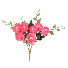 Bukiecik 7 kaczeńcy w kolorze różowym z dodatkami