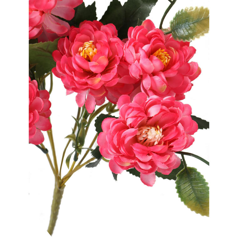 Bukiecik 7 kaczeńcy w kolorze różowym z dodatkami