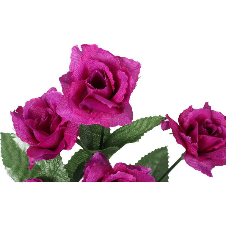 Bukiet 6 różyczek w kolorze fioletowym