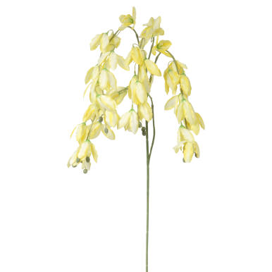 Sztuczna Gałązka Kwiatu Jukki Ż&oacute;łtej o Długości 120 cm