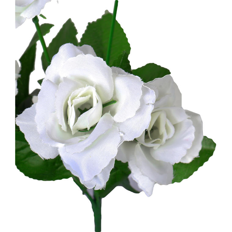 Bukiet 6 różyczek w kolorze białym