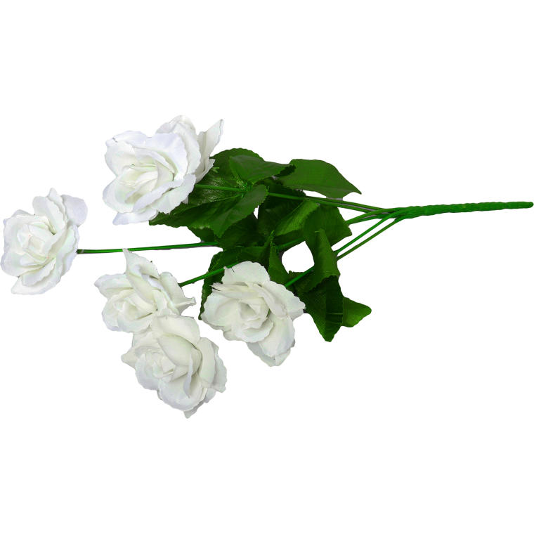 Bukiet 6 różyczek w kolorze białym