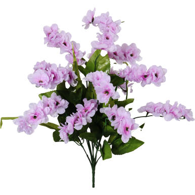 Bukiet 12 frezji w kolorze wrzosowym