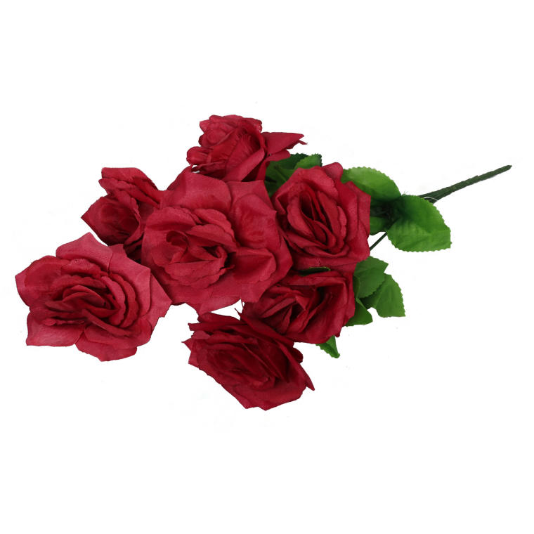 Bukiet 7 róż w kolorze czerwonym