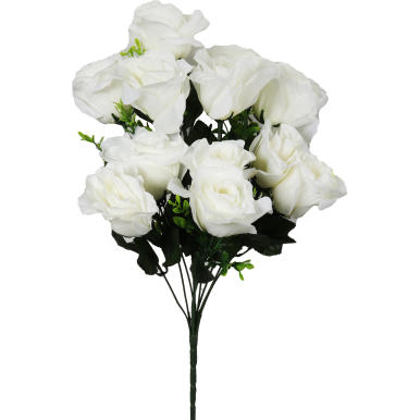 Bukiet 12 białych r&oacute;ż