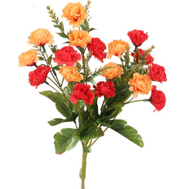 Bukiet pomarańczowych jesiennych kwiatów