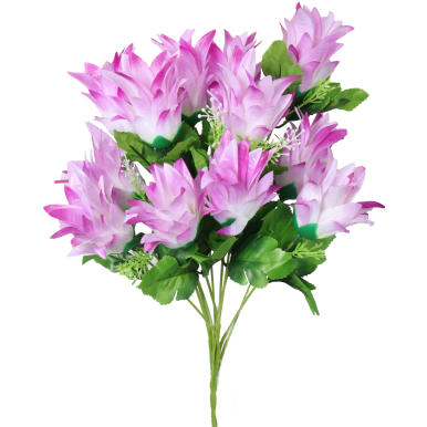 BUKIET Z 12 GAŁĄZEK CHMIELU KOLORU WRZOSOWEGO O WYSOKOŚCI 50 CM