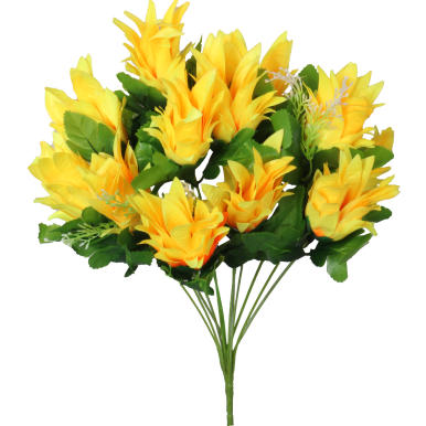 Chmielowy Bułkiet Żółtych Gałązek - 12 sztuk, 50cm