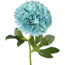 Sztuczny Kwiat Czosnek w Kolorze Turkusowym o Długości 52cm
