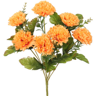 Bukiet 7 goździków w kolorze pomarańczowym