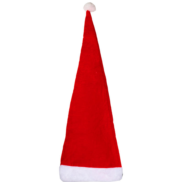 CZAPKA MIKOŁAJA MEGA 150cm WELUR