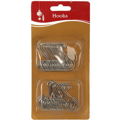 Komplet 40 Srebrnych Haczyk&oacute;w o Wielkości 5 cm