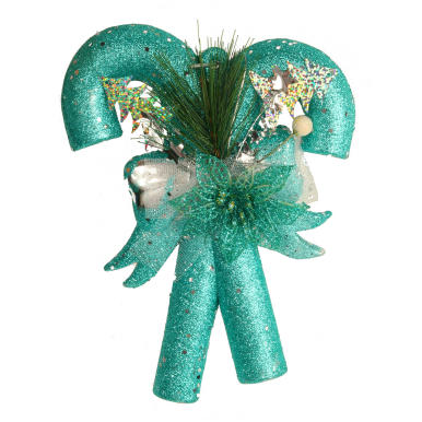 Dekoracja świąteczna - zawieszka turkusowa