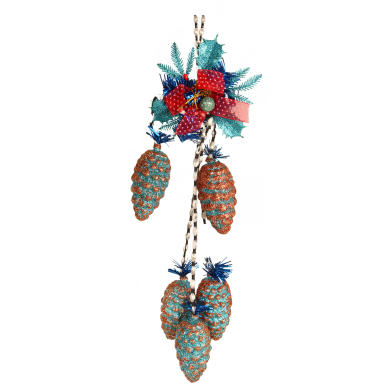 ZAWIESZKA ŚWIĄTECZNA Z SZYSZKAMI