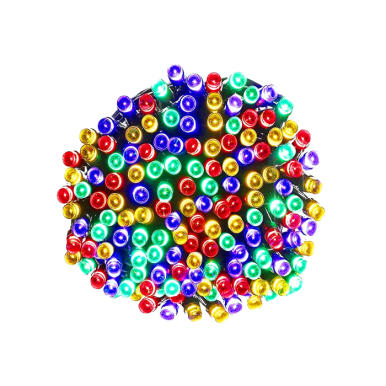 Lampki choinkowe 80 LED z timerem na baterie , zewnętrzne, multikolor