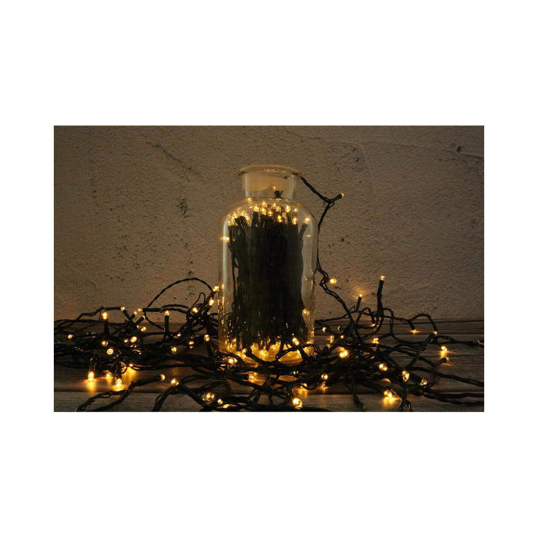 LAMPKI CHOINKOWE 120 LED-SOLARY CIEPŁY BIAŁY