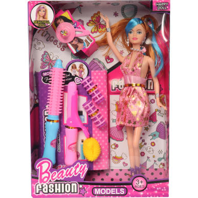 Zestaw prezentowy Stylizacja Fryzur - Lalka z Akcesoriami do Włosów