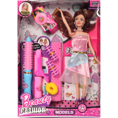 Zestaw prezentowy: Lalka z akcesoriami do stylizacji włosów nr.10