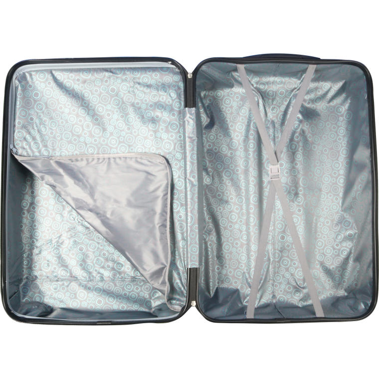 Walizka Kabinowa Kosmo 1100 ABS Plus Odporna na Uszkodzenia z Dwupoziomowym Stelażem i 4 Kółkami