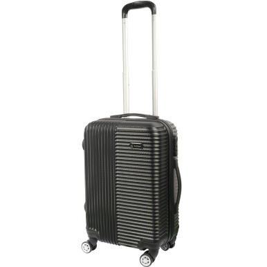 Walizka podróżna Matrix 750 z tworzywa ABS Plus, z teleskopową rączką i blokadą suwaków, kolor czarny