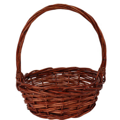 Koszyk wielkanocny naturalny do święconki fi21cm WYS 23CM