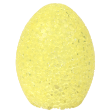 Dekoracyjne Świecące Jajko LED Wielkanocne Żółte z Ciepłym Białym Światłem