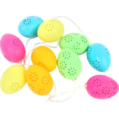  HIT CENOWY !    JAJKA GIRLANDA ŚWIETLNA LAMPKI LED WIELKANOC  KOLOROWE