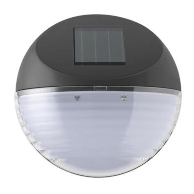 Lampa solarna schodowa czarna