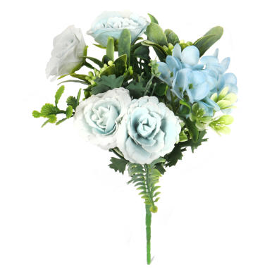 WIOSNA W PUDROWYM BŁĘKICIE - BUKIECIK SZTUCZNYCH KWIATÓW