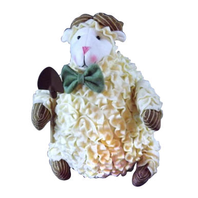 Pluszowy Baranek Ecru 24cm x 17cm