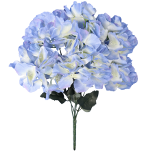Niebieskie Hortensje - Bukiet 5 Sztuk, Wysokość 45cm