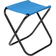 Krzesło turystyczne taboret składany niebieski