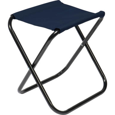 Krzesło turystyczne taboret składany granatowy