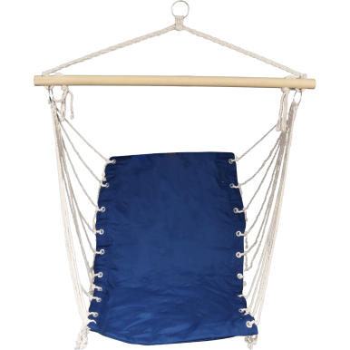 Hamak-Krzesło Goliat Brazylijskie, Granatowy, Wygodne do Ogrodu i Domu