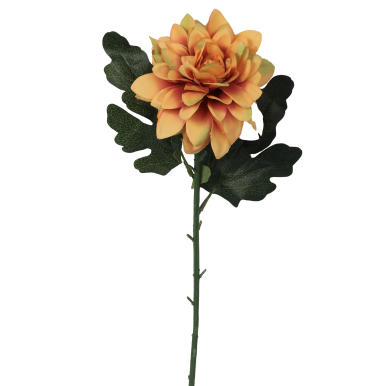 CYNIA KWIAT SZTUCZNY POMARAŃCZOWY
