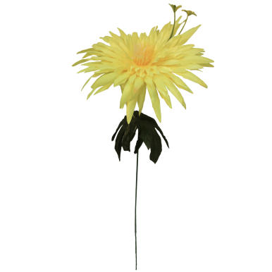 Żółty Sztuczny Kwiat Aster o Wysokości 55 cm