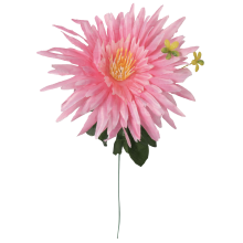 Sztuczny kwiat Aster w kolorze różowym, 68 cm