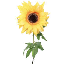 Słonecznik Żółty dekoracyjny, pojedynczy kwiat, 64cm